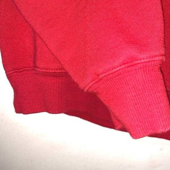 Cabelas Red Crewneck Sweatshirt S Reg/P Normal Cotton/Poly Blend - Picture 5 of 8